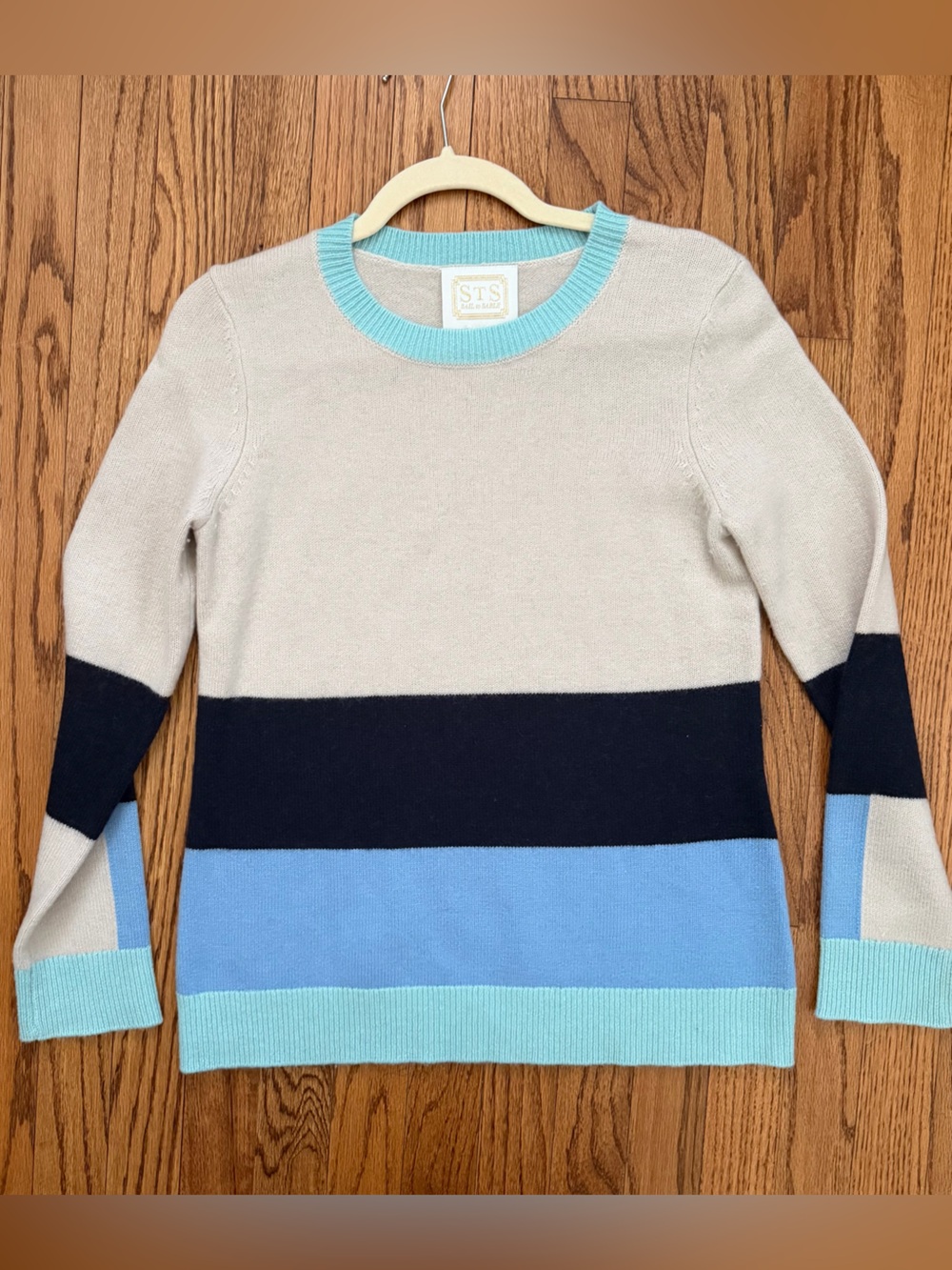 Women’s Sail to Sable Color Block Striped Sweater, Size: XS